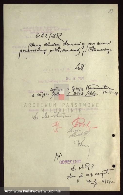 image.from.unit.number "[Projekt budowy dzwonnicy dla parafii prawosławnej w os. Wojsławice, pow. chełmski]"