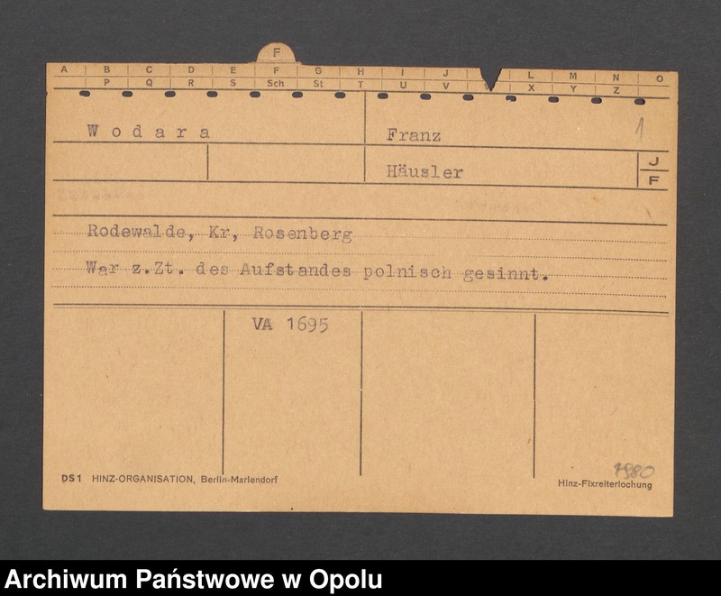 Obraz 3 z jednostki "[Wodara Franz, Rodewalde]"
