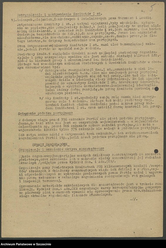 image.from.unit.number "Komunikaty wewnętrzne Centralnego Komitetu Wykonawczego PPS (1.09.-10.11.1948 )"