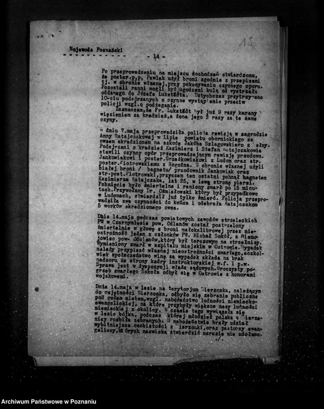 Obraz 19 z jednostki "Sprawozdania okresowe ze stanu bezpieczeństwa za miesiąc maj i czerwiec 1931 r. nr 18-19"