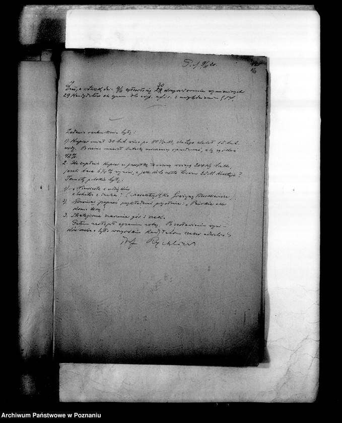 Obraz 19 z jednostki "Protokoły z egzaminu dojrzałości dla aspirantów oficerskich"