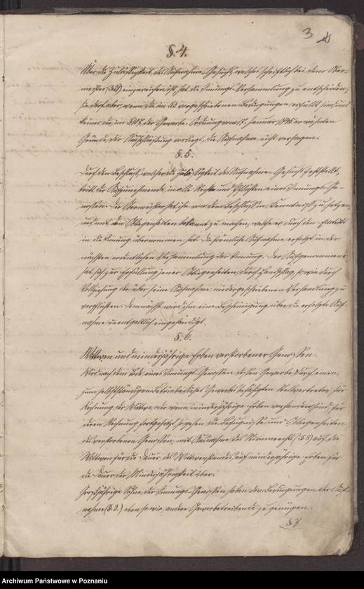 image.from.unit.number "Statut der Schmiede - Schlosser und Nagelschmiede-Innung zu Pleschen."