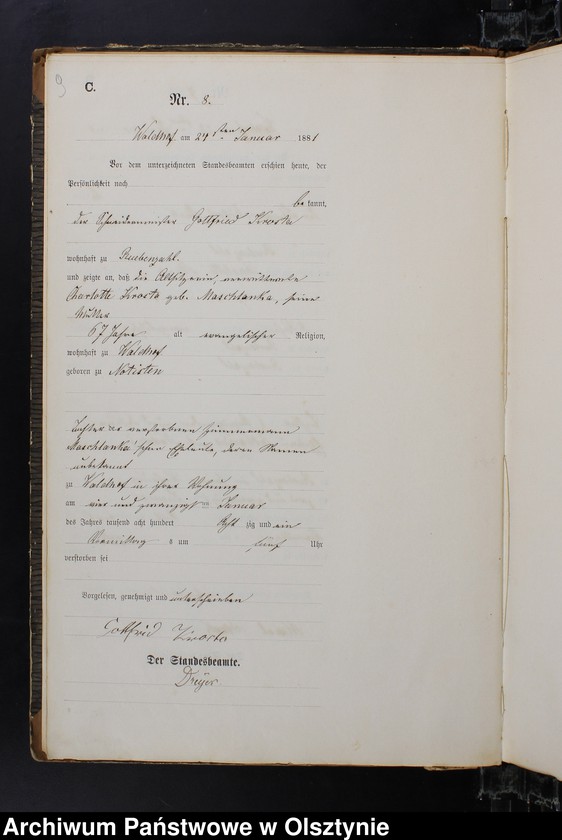 image.from.unit.number "Sterbe-Haupt-Register Nr 1 - 109"
