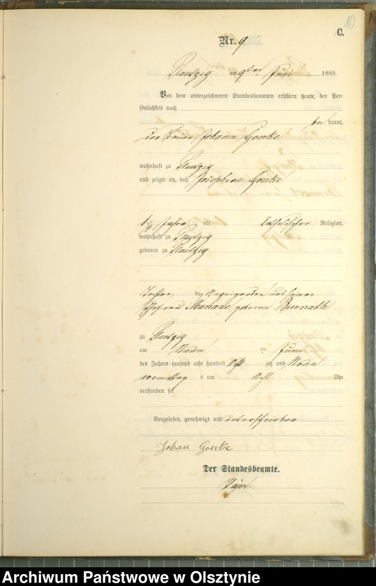 image.from.unit.number "Sterbe-Haupt-Register nr 1 - 23"