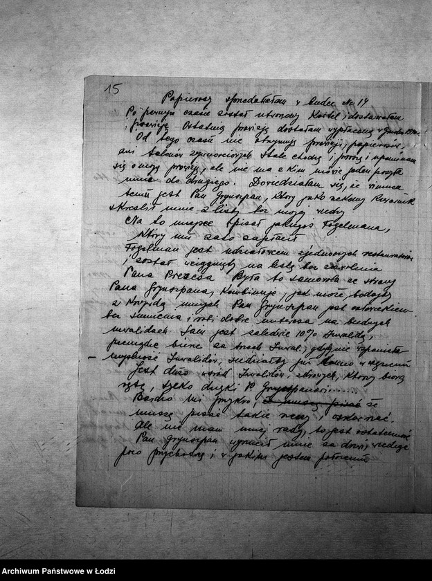 Obraz 17 z jednostki "[Podania o odszkodowanie za poniesione straty materialne]"