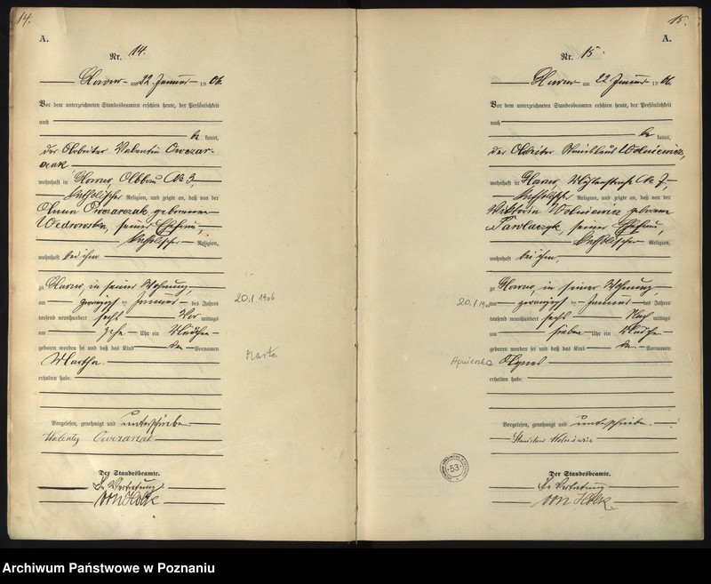 image.from.unit.number "Księga miejscowa urodzeń"