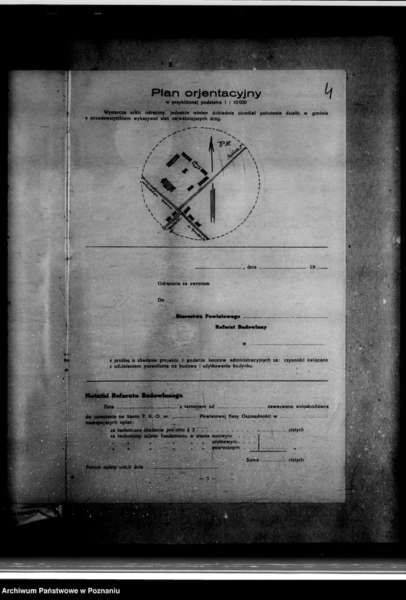 Obraz 8 z jednostki "Zatwierdzenie zakładu przemysłowego /odbudowa dachu gorzelni/ F. Plucińskiego w Ruchocicach powiat wolsztyński"