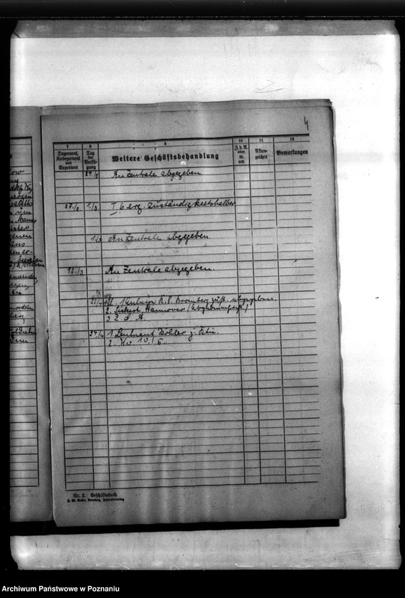 Obraz 11 z jednostki "Dziennik podawczy"