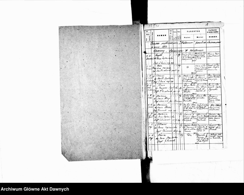 image.from.unit.number "Parafia: Jezierzany*. Dekanat: Borszczów. Księga metrykalna urodzeń dla miasta Jezierzany i wsi: Jezierzanka, Konstancja, Dawidkowce, Kapuścińce, Kolędziany, Piłatkowce, Grabowiec, Tarnawka, Zalesie, Zwiahel, Zielińce."