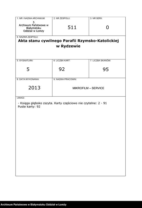 Obraz 1 z jednostki "Księga małżeństw"
