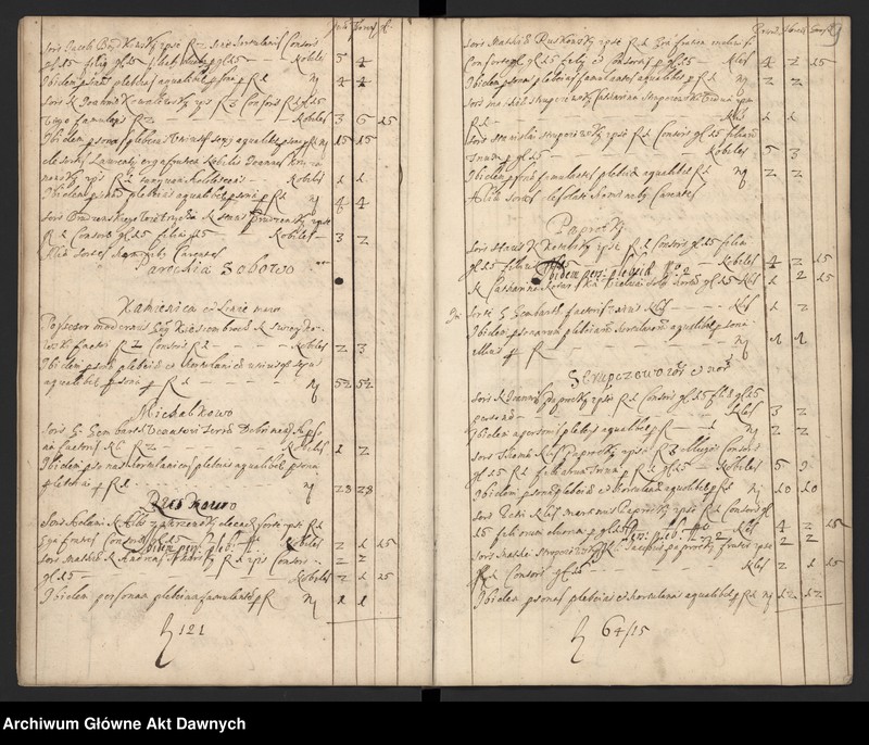 image.from.unit.number "Rozliczenie pogłównego i poboru z 1664 r. - czy to 150, czy 151?."