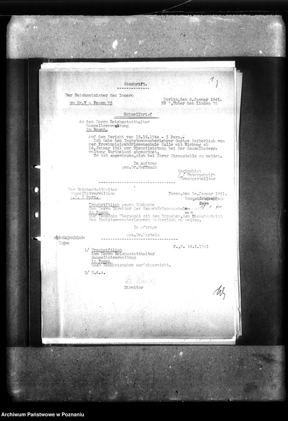 Obraz 5 z jednostki "[Akta personalne nauczyciela Gustawa Sieberlicha]."