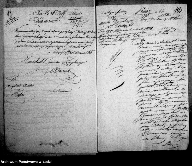 Obraz 12 z jednostki "Akta tyczące się pożyczki budowlanej Hersza Lipskiego i Lajzera Bergera"