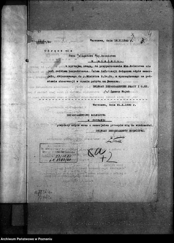 Obraz 8 z jednostki "Sprawy szczegółowo-administracyjne Emigracja robotników rolnych"