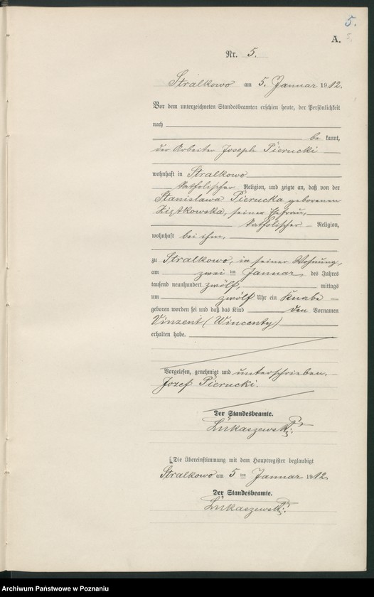 Obraz 8 z jednostki "Geburts-Neben-Register"