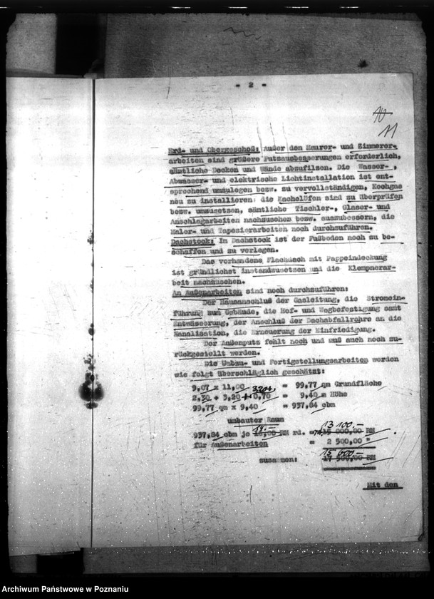 Obraz 15 z jednostki "Schaffung von Mietwohnungen für die Ordnungspolizei und Kriminalpolizei. Allgemein"