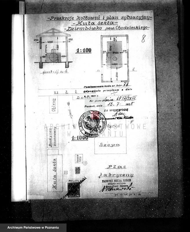 Obraz 13 z jednostki "Huta Szkła w Ujściu kocioł nr fabryczny 77, woj. 6165"