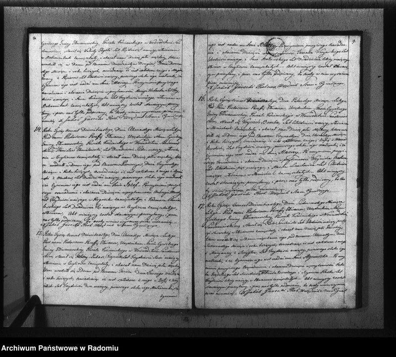 image.from.unit.number "Księga akt cywilnych gminy Głowaczew na rok 1819"