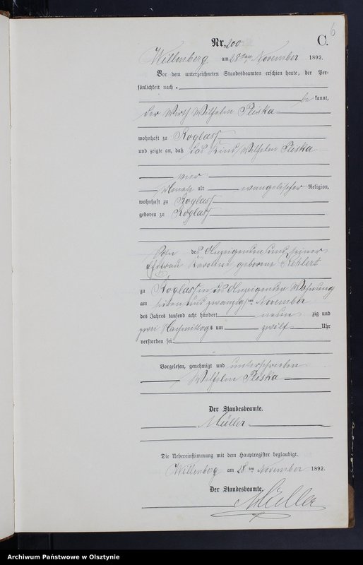 image.from.unit.number "Sterbe-Neben-Register T.II Nr 196 - 223"