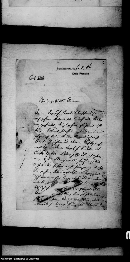 image.from.unit.number "/Carl, Arthur u. Hans Gfen v. Schlippenbach an ihre Kusine Gfin Lehndorff geb. Hahn/"