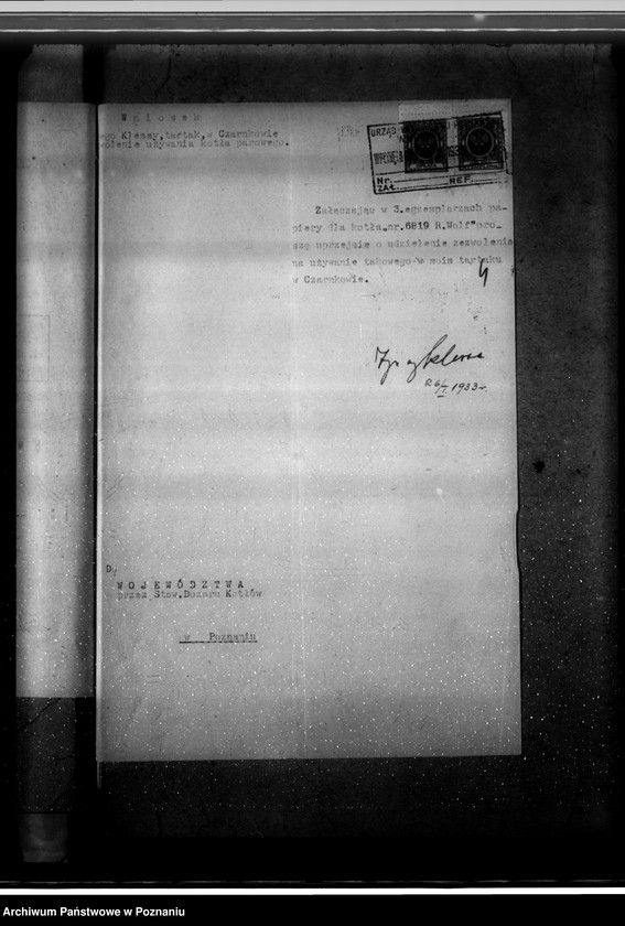 Obraz 8 z jednostki "Tartak w Czarnkowie Ignacego Klessy nr kotła fabr. 6819 nr kotła woj. 874"