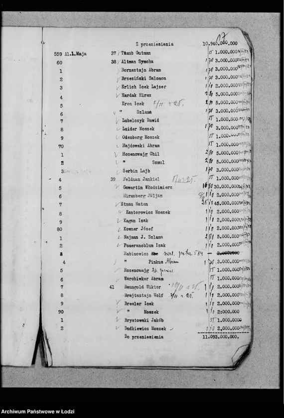 Obraz 20 z jednostki "Rejestr poborczy"