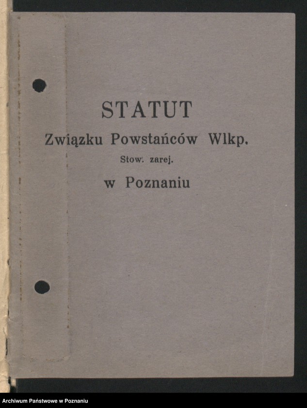 image.from.unit.number "Statuty Związku Powstańców Wielkopolskich."