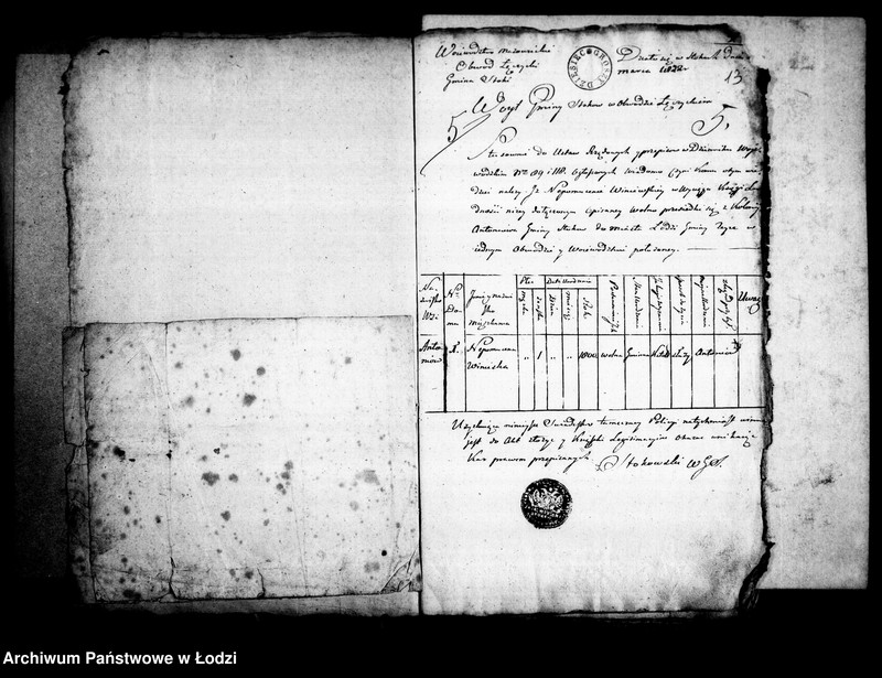 Obraz 15 z jednostki "Akta zawierające świadectwa przesiedleń"