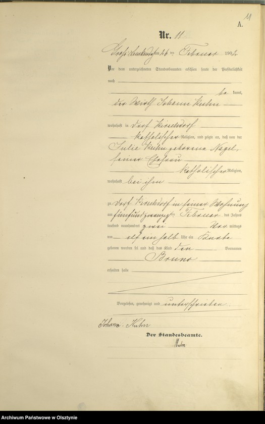 image.from.unit.number "Geburts-Haupt-Register Nr 1 - 62"