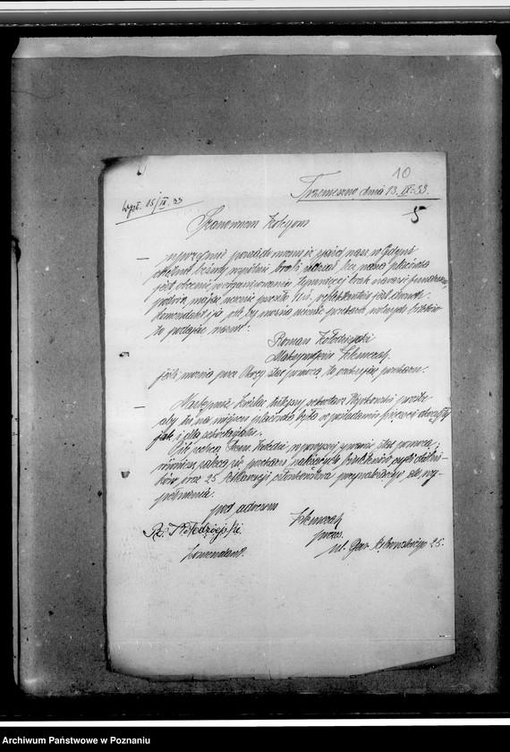 Obraz 14 z jednostki "Sprawy organizacyjne i personalne - członkowie zarządu, listy bezrobotnych, sprawozdania i protokoły zebrań, korespondencja"