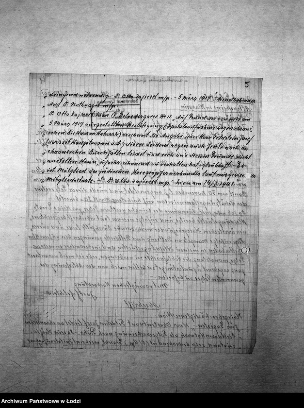 Obraz 8 z jednostki "[Podania o odszkodowanie za poniesione straty materialne]"