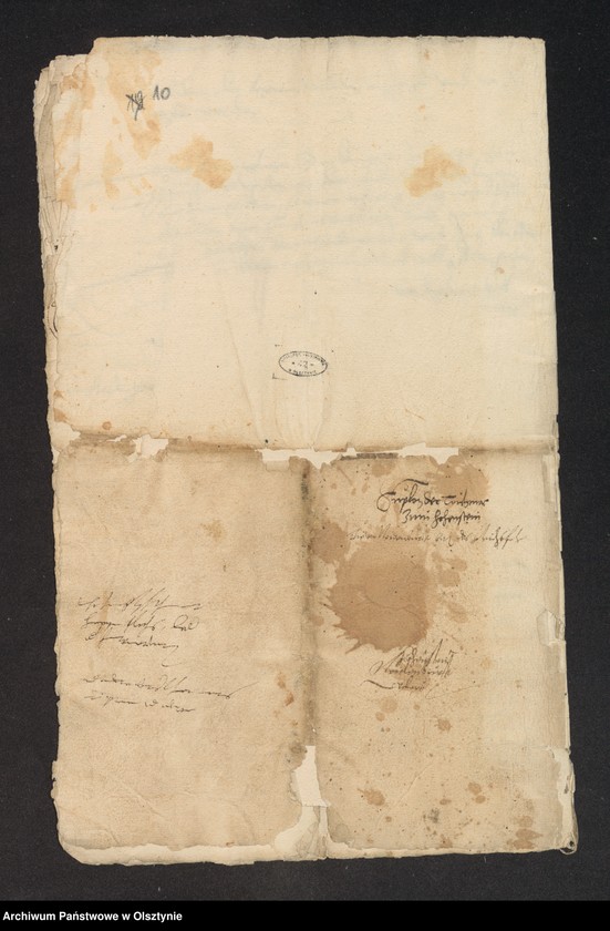 image.from.unit.number "Hohenstein [ Olsztynek].Tuchmacher. Gewerksrolle (darin n. Rolle v. [von] J. [Jahre] 1439)"