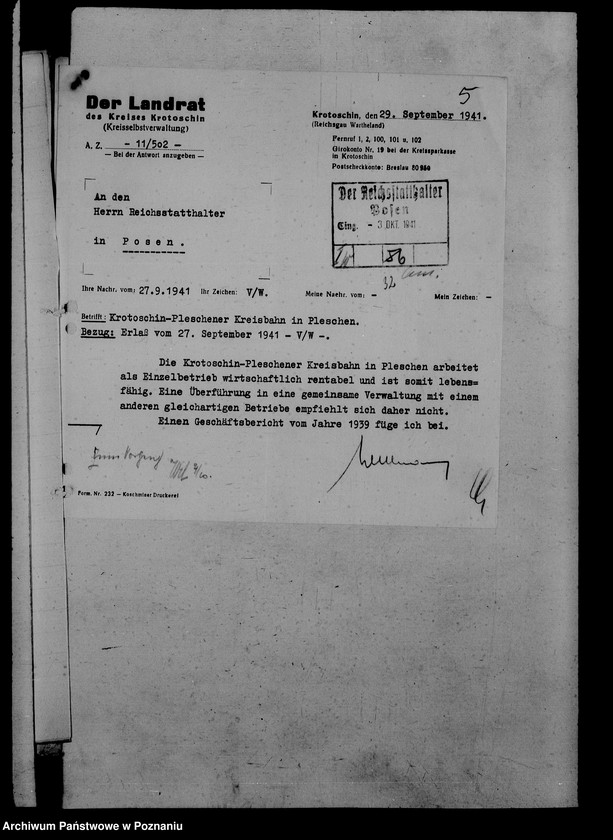 Obraz 9 z jednostki "Kleinbahnen - bilanse i sprawozdania"