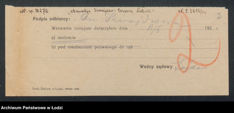 Obraz 4 z jednostki "A. Sznajder i E. Liebiech – sklep galanteryjny"