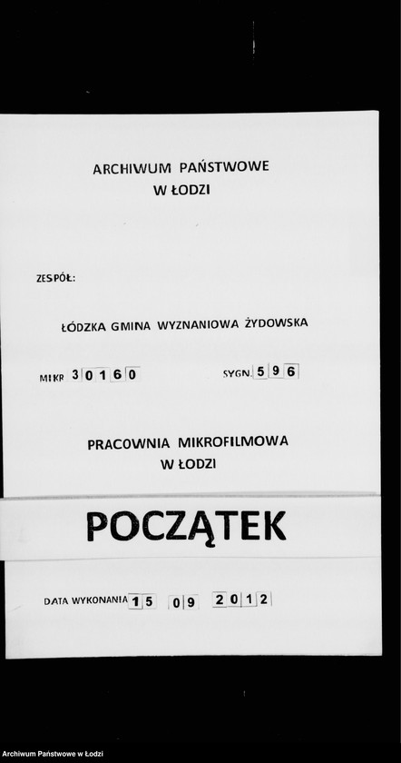 Obraz 1 z jednostki "Rejestr poborczy"