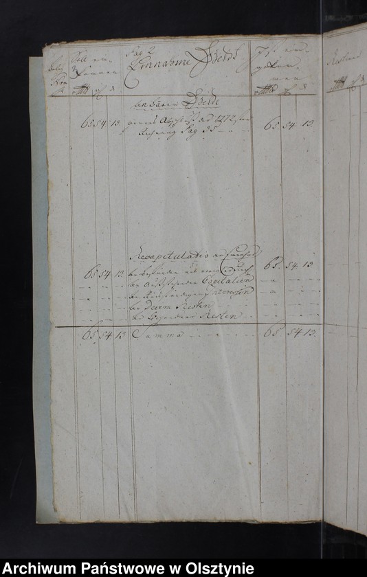 image.from.unit.number "Jahr Kirchen Rechnung der Silberbachschen Kirche aller Einnahme und Ausgabe wie auch Bau-Rechnung"