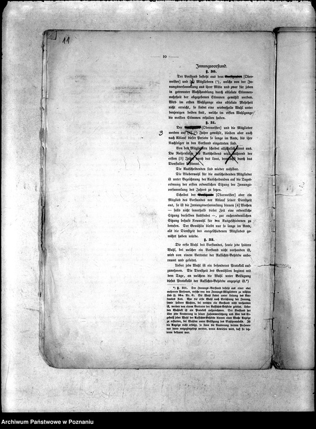 Obraz 14 z jednostki "Entwurf eines Innungs-Statuts auf Grund des Reichs-Gesetzes vom 18. Juli 1881"