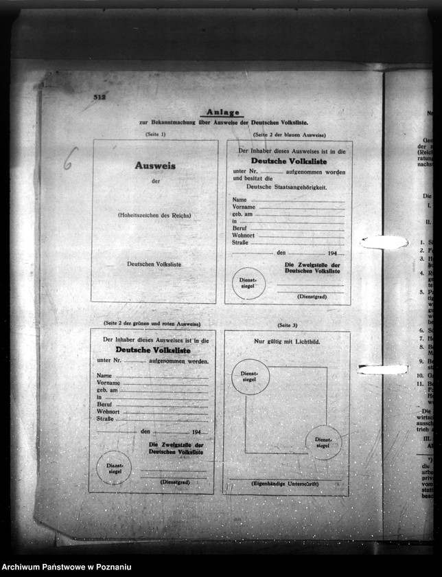 Obraz 9 z jednostki "Anordnung und Erlasse über Wohnung und Mietpolitik im Reichsgau Wartheland"
