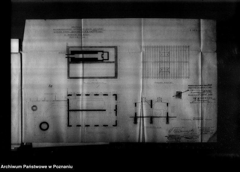 Obraz 13 z jednostki "Farbiarnia i pralnia chemiczna St. Kałamajskiego w Mosinie powiat śremski nr woj. 922"