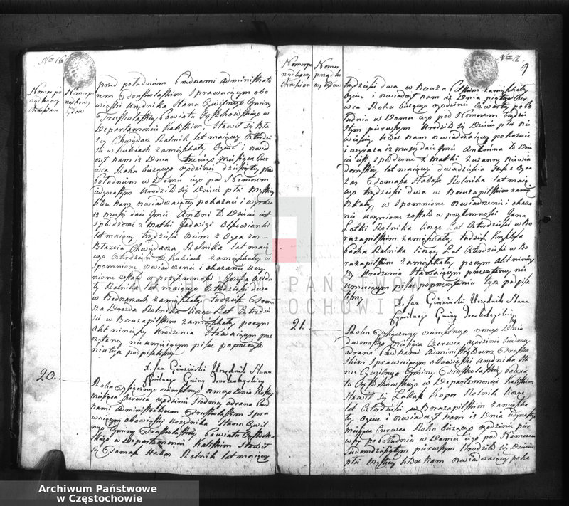 image.from.unit.number "Akta stanu cywilnego urodzenia gminy Truskolasy, powiatu częstochowskiego w departamencie kaliskim, zaczęte od dnia 1 miesiąca maja 1808 do dnia ostatniego miesiąca kwietnia 1809 roku"