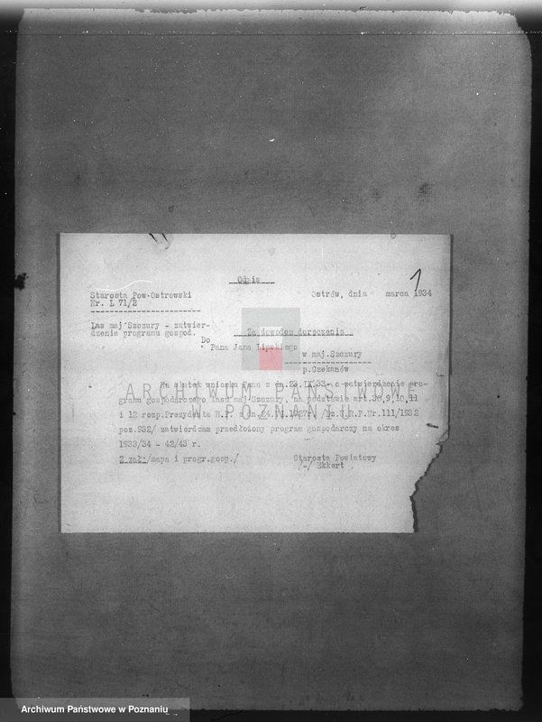 image.from.unit.number "Las majętności Szczury powiat ostrowski"