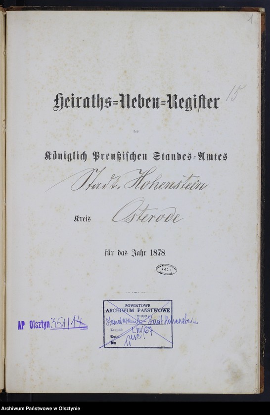 image.from.unit.number "Heiraths-Neben-Register Nr 1 - 16"