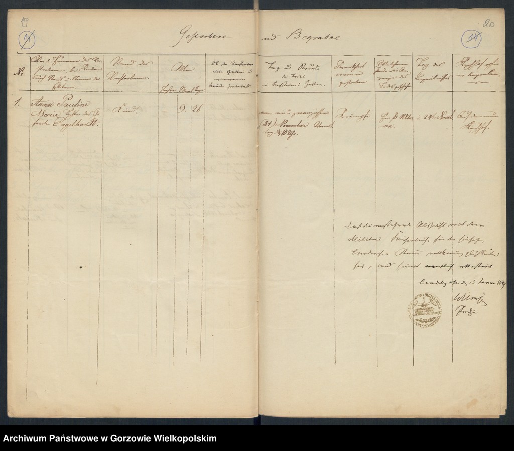 image.from.unit.number "Duplikate des Militär-Kirchenbuches zu Landsberg an der Warthe (dotyczy 3 und 4 Eskadron des König. 3 Dragoner Regiment, 3 Bataillon des 8 Landwehrregiment, III Dragonerregiment und der Landgensarmerie der III Brigade, 2 Königl. Dragonerregiment"