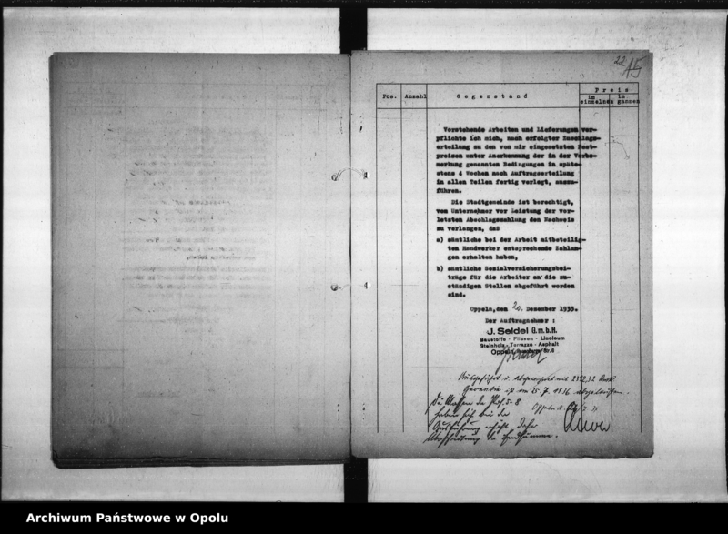 Obraz 20 z jednostki "Kunststeinstufen Erweiterungsbau des Rathauses B[an]d VIII"