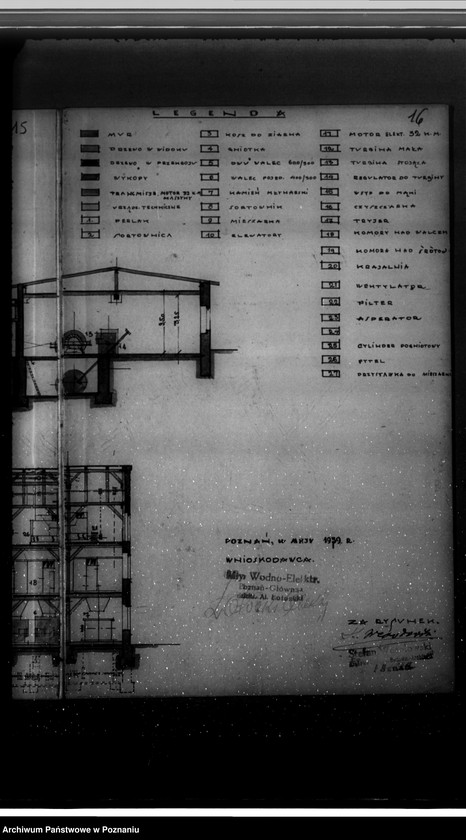 Obraz 20 z jednostki "/Plan urządzenia młyna wodno-elektrycznego w Poznaniu ul. Gnieźnieńska 47/"