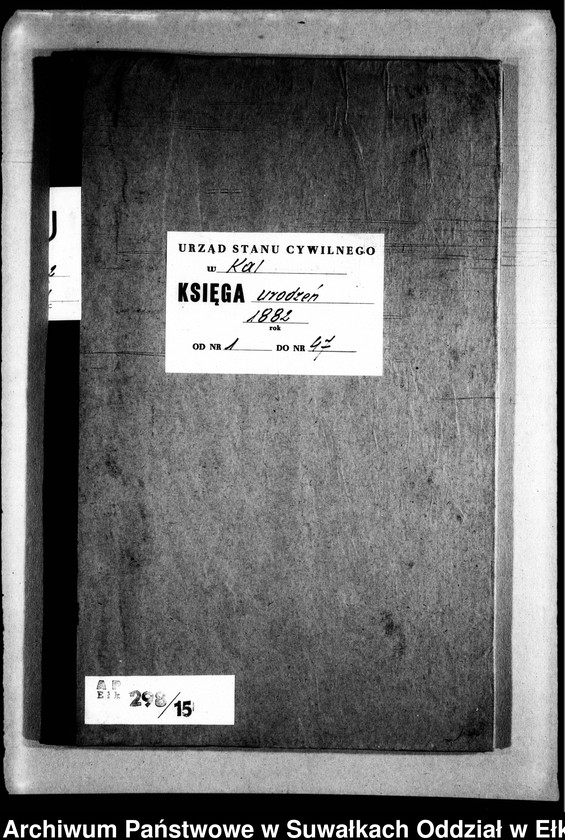 image.from.unit.number "Geburts-Neben-Register des Preussischen Standes-Amtes Kehlen Kreis Angerburg"