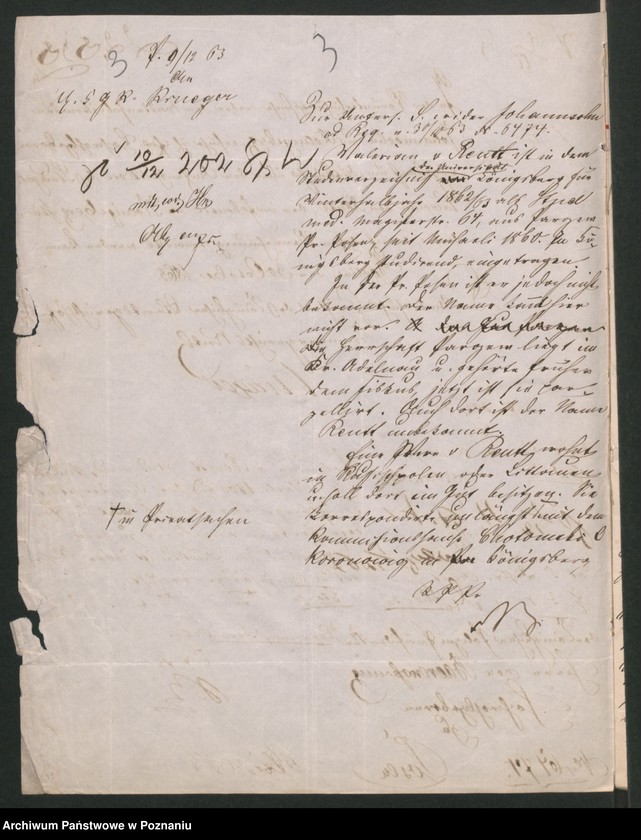 Obraz 7 z jednostki "A. betr. Valerian von Reutt, Stud. med. Freifrau von Richthofen geboren von Odjezierska, Josef Rogalewicz und Marie von Rogucka"