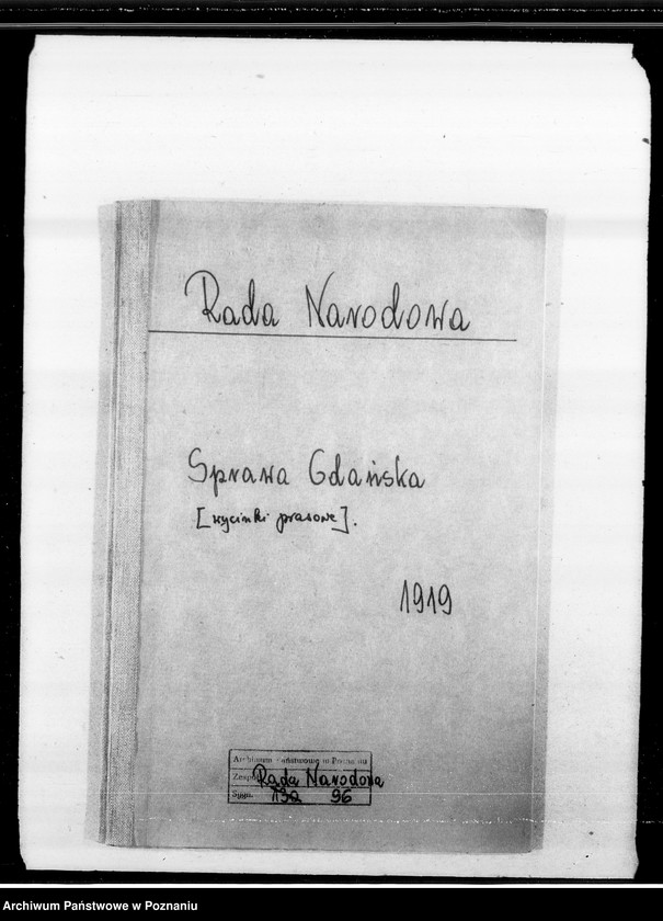 image.from.unit.number "Sprawa wolnego miasta Gdańska [wycinki prasowe z "Dziennika Gdańskiego"]"