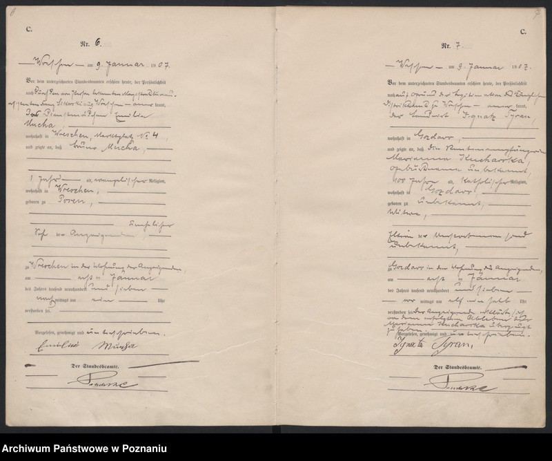 Obraz 6 z jednostki "Sterbe-Haupt-Register"