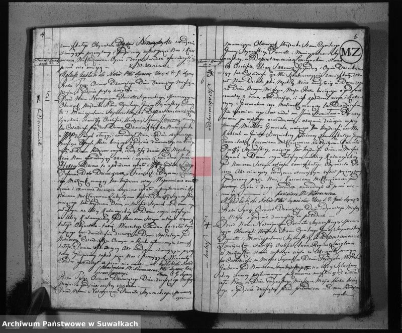 image.from.unit.number "Akta urodzonych gminy seyneńskiej od 1-go maja 1809 r."